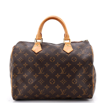 Louis Vuitton Speedy Handbag Monogram Canvas 30