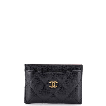 Chanel Classic Card Holder Quilted Caviar