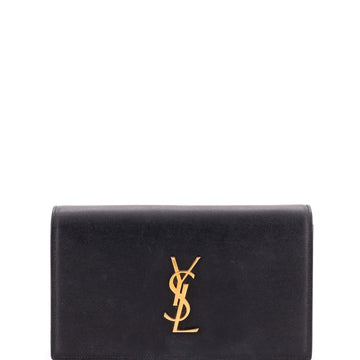 Saint Laurent Classic Monogram Clutch Leather