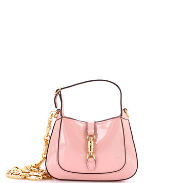 Gucci Jackie 1961 Chain Hobo Patent Mini