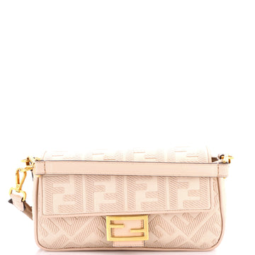 Fendi Baguette NM Bag Zucca Embroidered Canvas Medium