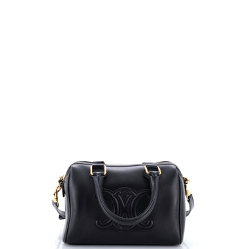 Celine Cuir Triomphe Boston Bag Leather Small
