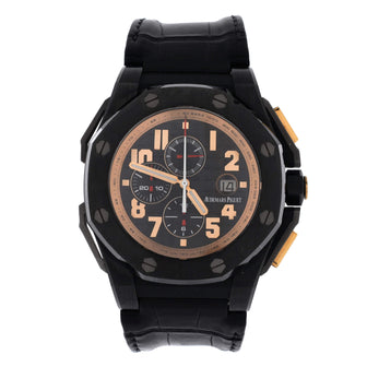 Audemars Piguet Royal Oak Offshore Arnold Schwarzenegger The Legacy Chronograph Automatic Watch Ceramic with Titanium and Alligator 48