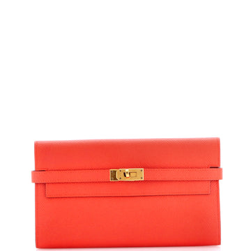 Hermes Kelly Wallet Verso Epsom Long