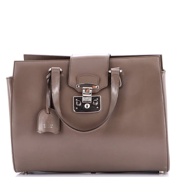 Gucci Lady Lock Tote Leather Medium