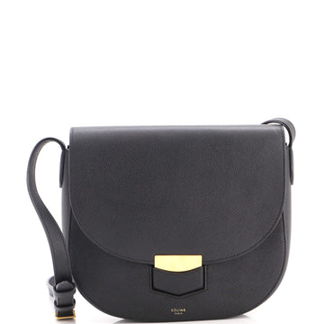 Celine Trotteur Crossbody Bag Grainy Leather Medium
