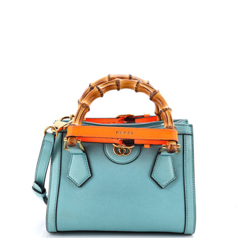 Gucci Diana NM Bamboo Handle Tote Leather Mini