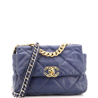 Chanel 19 Flap Bag Quilted Leather Medium