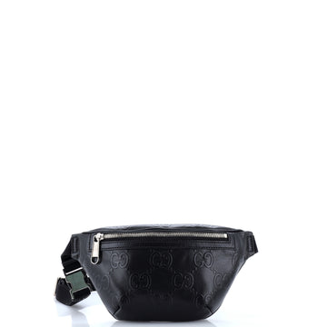 Gucci Belt Bag GG Embossed Perforated Leather Small