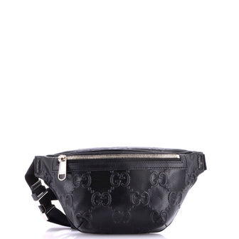 Gucci Belt Bag GG Embossed Perforated Leather Small