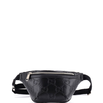 Gucci Belt Bag GG Embossed Perforated Leather Small