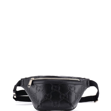 Gucci Belt Bag GG Embossed Perforated Leather Small