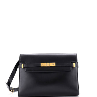 Saint Laurent Manhattan Shoulder Bag Leather Medium