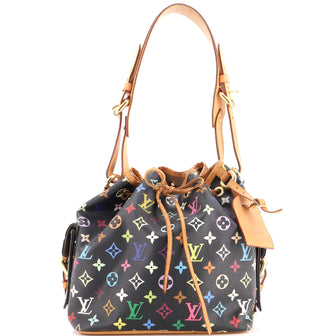 Louis Vuitton Petit Noe Handbag Monogram Multicolor
