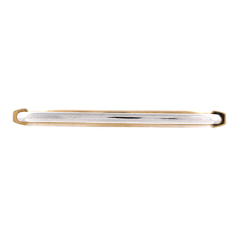 Tiffany & Co. Lock Bangle Bracelet 18K Yellow Gold and 18K White Gold with Diamonds Narrow