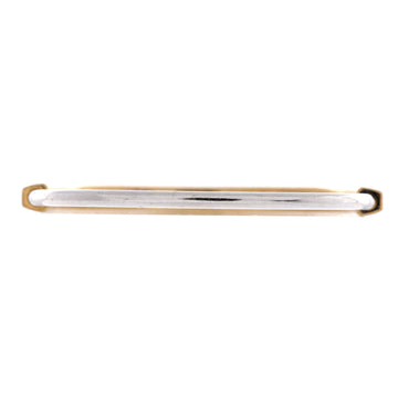 Tiffany & Co. Lock Bangle Bracelet 18K Yellow Gold and 18K White Gold with Diamonds Narrow