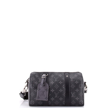 Louis Vuitton City Keepall Bag Reverse Monogram Eclipse Canvas