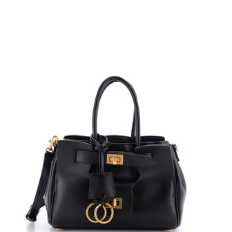 Balenciaga Bel Air Carry All Bag Leather Mini