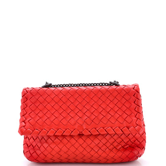 Bottega Veneta Olimpia Crossbody Bag Intrecciato Nappa Baby