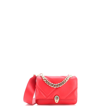 Bvlgari Serpenti Cabochon Shoulder Bag Diagonal Quilted Leather Mini