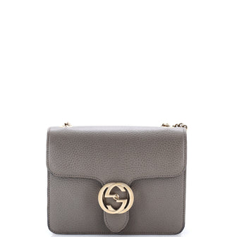 Gucci Interlocking Shoulder Bag Leather Small