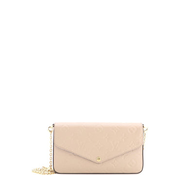 Louis Vuitton Felicie Pochette Monogram Empreinte Leather