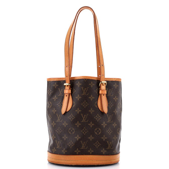 Louis Vuitton Petit Bucket Bag Monogram Canvas