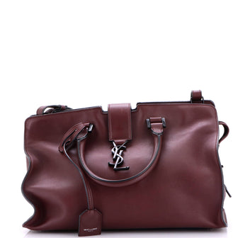 Saint Laurent Monogram Cabas Leather Small