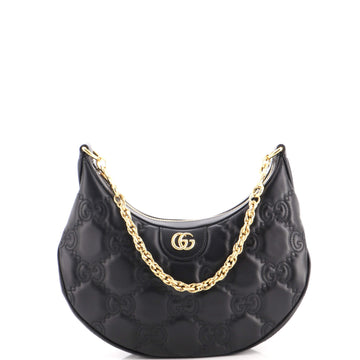 Gucci Half Moon Hobo GG Matelasse Leather Small