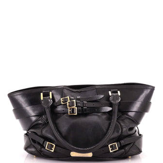 Burberry Bridle Lynher Tote Leather Medium
