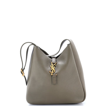 Saint Laurent Le 5 a 7 Supple Hobo Leather Small