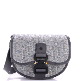 Christian Dior Gallop Flap Messenger Bag Oblique Canvas Mini