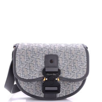 Christian Dior Gallop Flap Messenger Bag Oblique Canvas Mini
