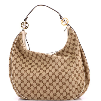 Gucci Twins Hobo GG Canvas Large
