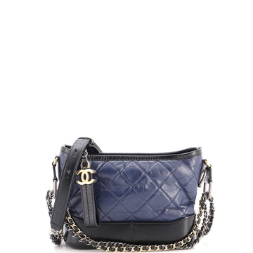 Chanel Gabrielle Hobo Quilted Aged Calfskin Small