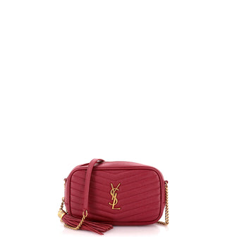 Saint Laurent Lou Camera Bag Matelasse Chevron Leather Mini