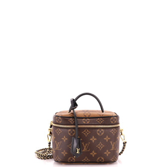 Louis Vuitton Vanity Handbag Reverse Monogram Canvas PM
