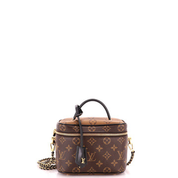 Louis Vuitton Vanity Handbag Reverse Monogram Canvas PM