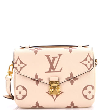 Louis Vuitton Pochette Metis Bicolor Monogram Empreinte Giant