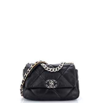 Chanel 19 Flap Bag Quilted Leather Medium