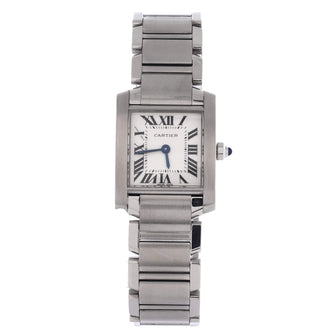 Cartier Tank Francaise Quartz Watch Stainless Steel 20