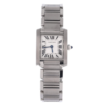Cartier Tank Francaise Quartz Watch Stainless Steel 20