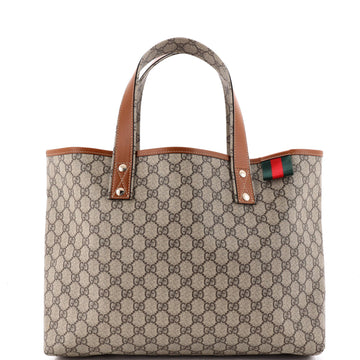 Gucci Web Loop Tote GG Coated Canvas Medium