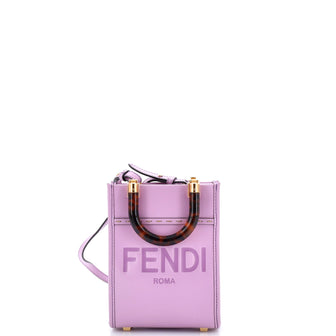 Fendi Sunshine Shopper Tote Leather Mini