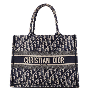 Christian Dior Book Tote Oblique Canvas Medium