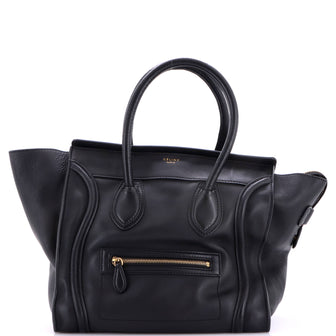 Celine Luggage Bag Smooth Leather Mini