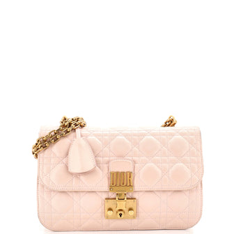 Christian Dior Dioraddict Flap Bag Cannage Quilt Lambskin Medium