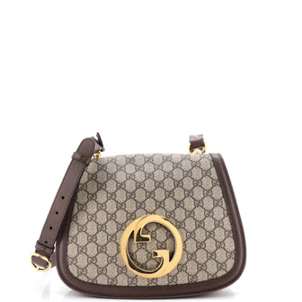 Gucci Blondie NM Top Handle Bag GG Coated Canvas Medium