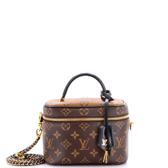 Louis Vuitton Vanity Handbag Reverse Monogram Canvas PM