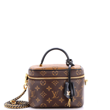 Louis Vuitton Vanity Handbag Reverse Monogram Canvas PM